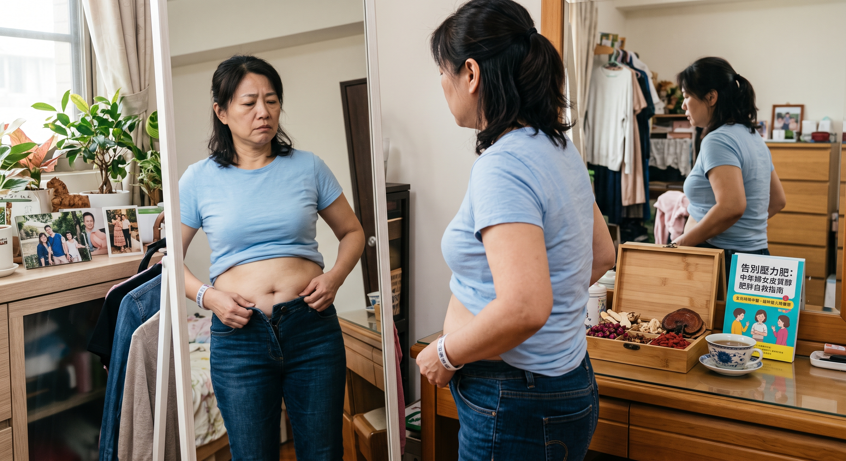 越累反而越胖？中年婦女必看的「皮質醇肥胖」自救指南，中醫減重幫你關掉壓力荷爾蒙
